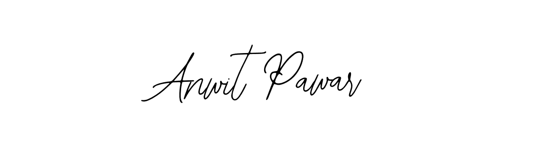 How to make Anwit Pawar name signature. Use Bearetta-2O07w style for creating short signs online. This is the latest handwritten sign. Anwit Pawar signature style 12 images and pictures png