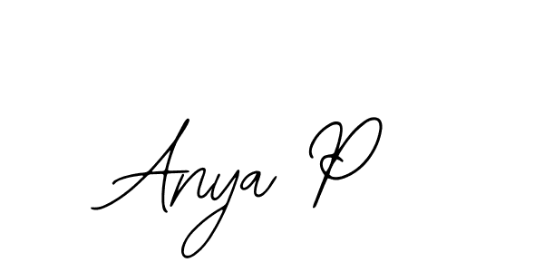 Anya P stylish signature style. Best Handwritten Sign (Bearetta-2O07w) for my name. Handwritten Signature Collection Ideas for my name Anya P. Anya P signature style 12 images and pictures png