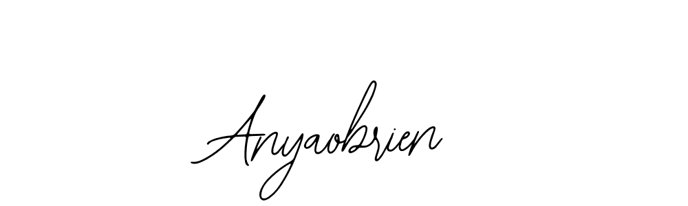 Anyaobrien stylish signature style. Best Handwritten Sign (Bearetta-2O07w) for my name. Handwritten Signature Collection Ideas for my name Anyaobrien. Anyaobrien signature style 12 images and pictures png