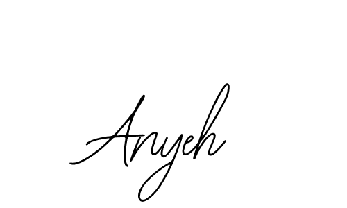 How to make Anyeh signature? Bearetta-2O07w is a professional autograph style. Create handwritten signature for Anyeh name. Anyeh signature style 12 images and pictures png