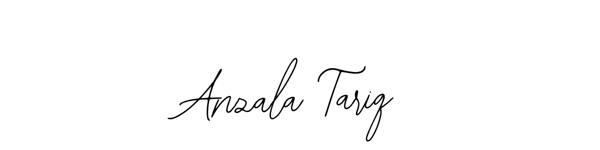 The best way (Bearetta-2O07w) to make a short signature is to pick only two or three words in your name. The name Anzala Tariq include a total of six letters. For converting this name. Anzala Tariq signature style 12 images and pictures png