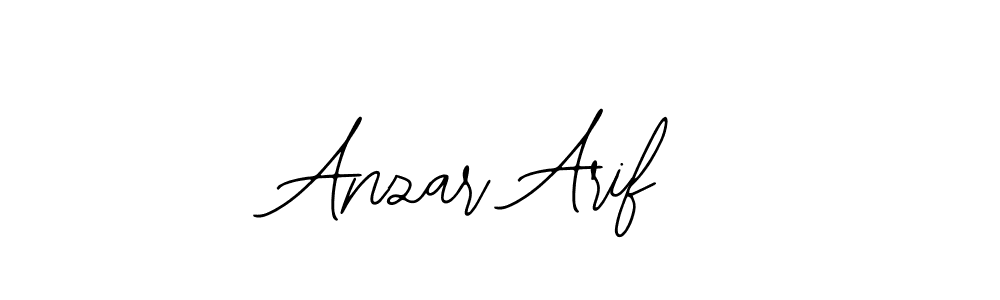 Make a beautiful signature design for name Anzar Arif. Use this online signature maker to create a handwritten signature for free. Anzar Arif signature style 12 images and pictures png