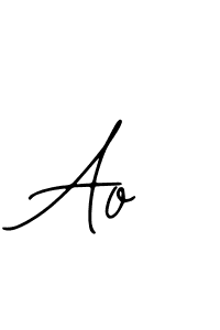 Create a beautiful signature design for name Ao. With this signature (Bearetta-2O07w) fonts, you can make a handwritten signature for free. Ao signature style 12 images and pictures png