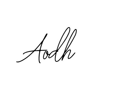 How to make Aodh name signature. Use Bearetta-2O07w style for creating short signs online. This is the latest handwritten sign. Aodh signature style 12 images and pictures png