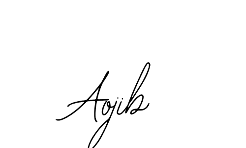 The best way (Bearetta-2O07w) to make a short signature is to pick only two or three words in your name. The name Aojib include a total of six letters. For converting this name. Aojib signature style 12 images and pictures png