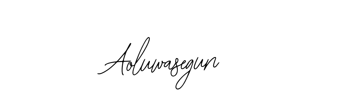 How to make Aoluwasegun name signature. Use Bearetta-2O07w style for creating short signs online. This is the latest handwritten sign. Aoluwasegun signature style 12 images and pictures png