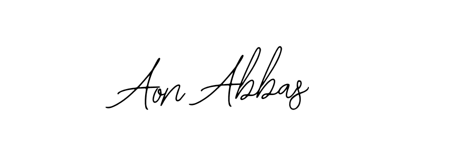 Make a beautiful signature design for name Aon Abbas. With this signature (Bearetta-2O07w) style, you can create a handwritten signature for free. Aon Abbas signature style 12 images and pictures png
