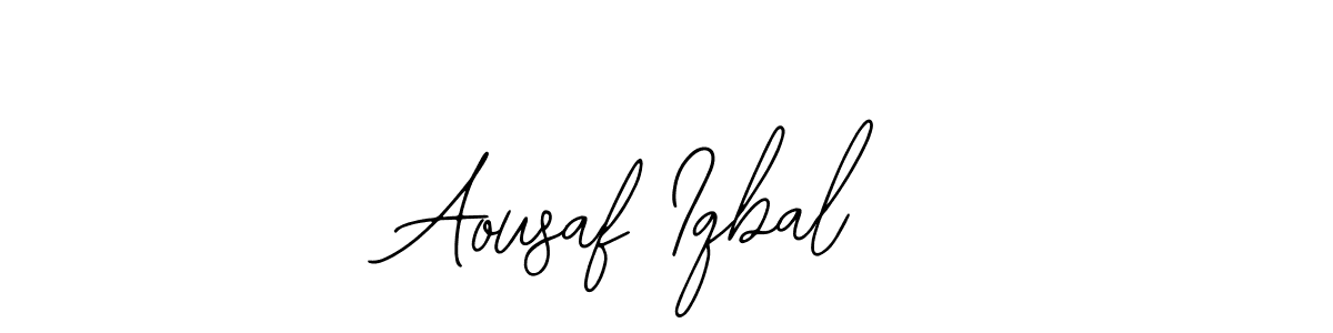 Design your own signature with our free online signature maker. With this signature software, you can create a handwritten (Bearetta-2O07w) signature for name Aousaf Iqbal. Aousaf Iqbal signature style 12 images and pictures png