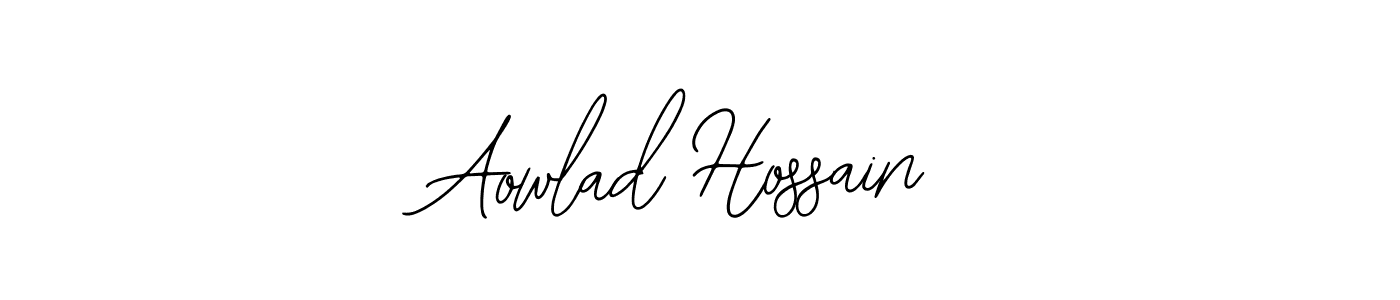 Also we have Aowlad Hossain name is the best signature style. Create professional handwritten signature collection using Bearetta-2O07w autograph style. Aowlad Hossain signature style 12 images and pictures png