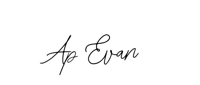 if you are searching for the best signature style for your name Ap Evan. so please give up your signature search. here we have designed multiple signature styles  using Bearetta-2O07w. Ap Evan signature style 12 images and pictures png