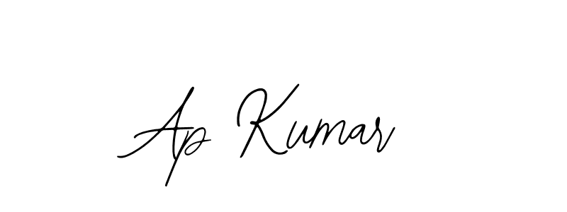 You should practise on your own different ways (Bearetta-2O07w) to write your name (Ap Kumar) in signature. don't let someone else do it for you. Ap Kumar signature style 12 images and pictures png