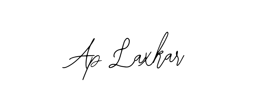 You should practise on your own different ways (Bearetta-2O07w) to write your name (Ap Laxkar) in signature. don't let someone else do it for you. Ap Laxkar signature style 12 images and pictures png