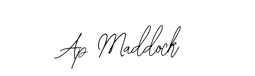 How to make Ap Maddock signature? Bearetta-2O07w is a professional autograph style. Create handwritten signature for Ap Maddock name. Ap Maddock signature style 12 images and pictures png