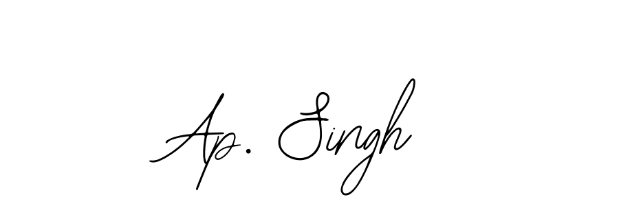 Also we have Ap. Singh name is the best signature style. Create professional handwritten signature collection using Bearetta-2O07w autograph style. Ap. Singh signature style 12 images and pictures png