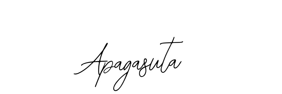 How to make Apagasuta name signature. Use Bearetta-2O07w style for creating short signs online. This is the latest handwritten sign. Apagasuta signature style 12 images and pictures png