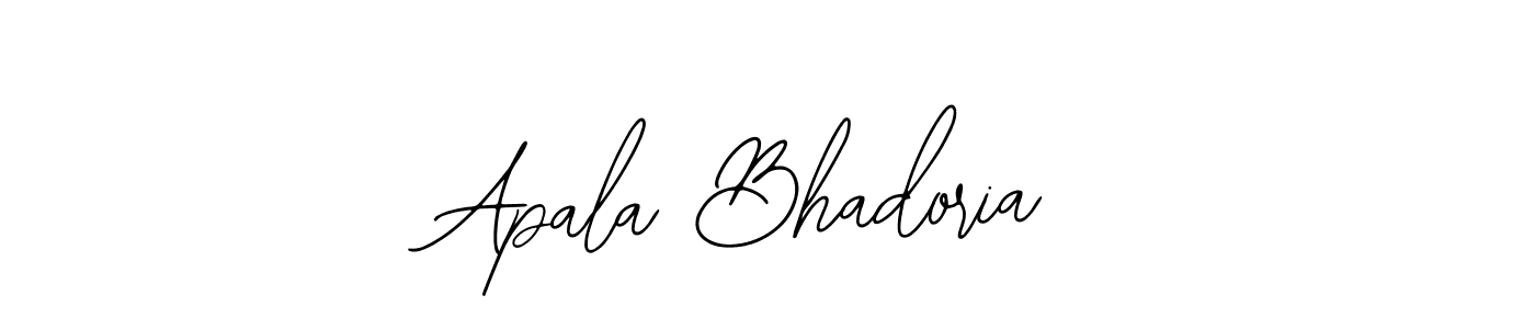 The best way (Bearetta-2O07w) to make a short signature is to pick only two or three words in your name. The name Apala Bhadoria include a total of six letters. For converting this name. Apala Bhadoria signature style 12 images and pictures png