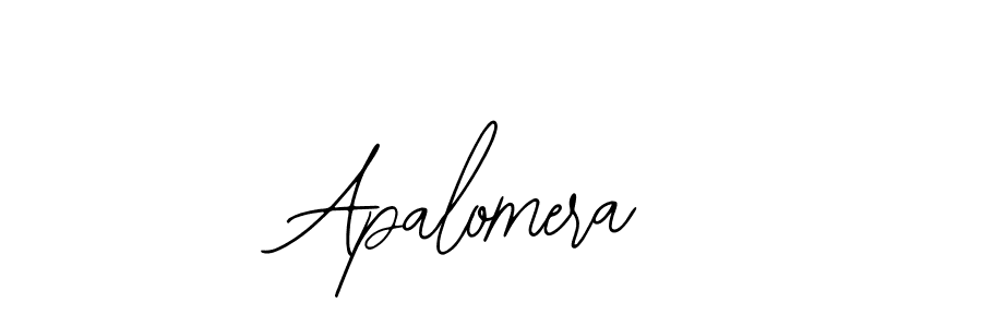 How to make Apalomera name signature. Use Bearetta-2O07w style for creating short signs online. This is the latest handwritten sign. Apalomera signature style 12 images and pictures png