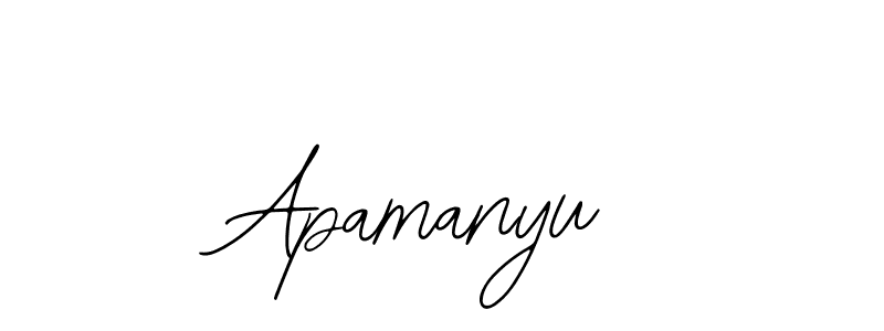 How to make Apamanyu signature? Bearetta-2O07w is a professional autograph style. Create handwritten signature for Apamanyu name. Apamanyu signature style 12 images and pictures png