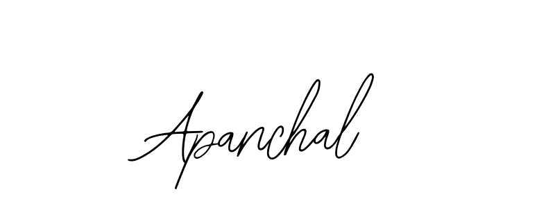 How to Draw Apanchal signature style? Bearetta-2O07w is a latest design signature styles for name Apanchal. Apanchal signature style 12 images and pictures png