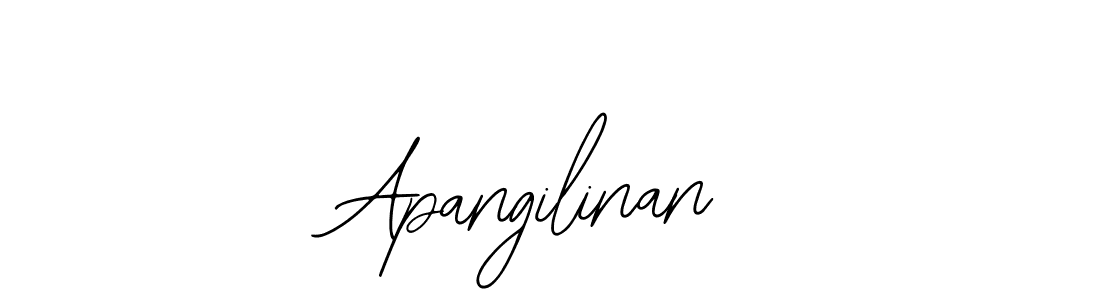 You should practise on your own different ways (Bearetta-2O07w) to write your name (Apangilinan) in signature. don't let someone else do it for you. Apangilinan signature style 12 images and pictures png