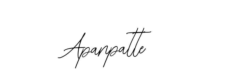 You should practise on your own different ways (Bearetta-2O07w) to write your name (Apanpatte) in signature. don't let someone else do it for you. Apanpatte signature style 12 images and pictures png