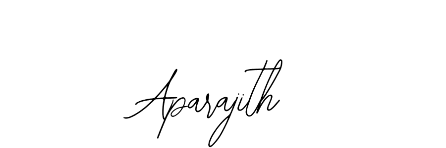Use a signature maker to create a handwritten signature online. With this signature software, you can design (Bearetta-2O07w) your own signature for name Aparajith. Aparajith signature style 12 images and pictures png