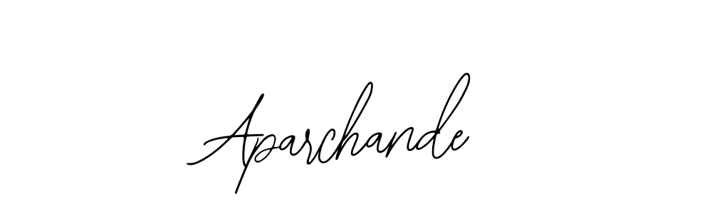 Also we have Aparchande name is the best signature style. Create professional handwritten signature collection using Bearetta-2O07w autograph style. Aparchande signature style 12 images and pictures png
