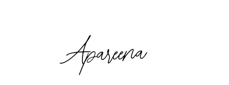 Also we have Apareena name is the best signature style. Create professional handwritten signature collection using Bearetta-2O07w autograph style. Apareena signature style 12 images and pictures png