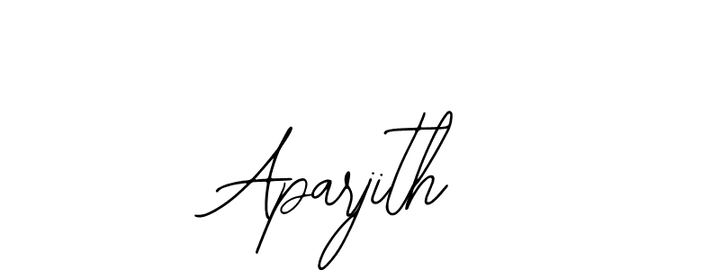 Use a signature maker to create a handwritten signature online. With this signature software, you can design (Bearetta-2O07w) your own signature for name Aparjith. Aparjith signature style 12 images and pictures png