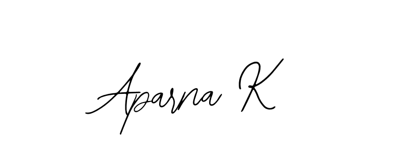 Make a beautiful signature design for name Aparna K. With this signature (Bearetta-2O07w) style, you can create a handwritten signature for free. Aparna K signature style 12 images and pictures png