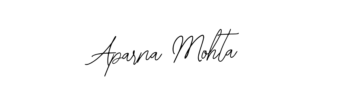 Design your own signature with our free online signature maker. With this signature software, you can create a handwritten (Bearetta-2O07w) signature for name Aparna Mohta. Aparna Mohta signature style 12 images and pictures png