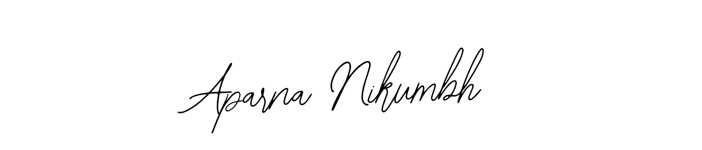 Use a signature maker to create a handwritten signature online. With this signature software, you can design (Bearetta-2O07w) your own signature for name Aparna Nikumbh. Aparna Nikumbh signature style 12 images and pictures png