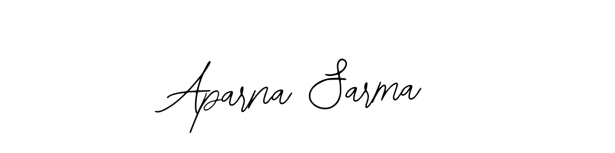 You should practise on your own different ways (Bearetta-2O07w) to write your name (Aparna Sarma) in signature. don't let someone else do it for you. Aparna Sarma signature style 12 images and pictures png