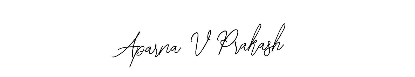 Create a beautiful signature design for name Aparna V Prakash. With this signature (Bearetta-2O07w) fonts, you can make a handwritten signature for free. Aparna V Prakash signature style 12 images and pictures png