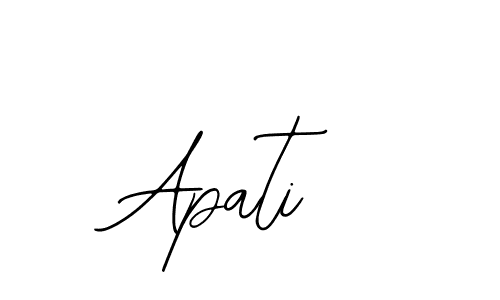 The best way (Bearetta-2O07w) to make a short signature is to pick only two or three words in your name. The name Apati include a total of six letters. For converting this name. Apati signature style 12 images and pictures png