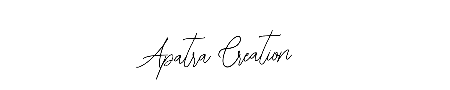 Apatra Creation stylish signature style. Best Handwritten Sign (Bearetta-2O07w) for my name. Handwritten Signature Collection Ideas for my name Apatra Creation. Apatra Creation signature style 12 images and pictures png