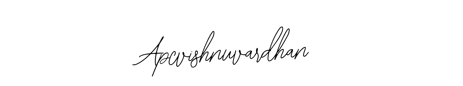 It looks lik you need a new signature style for name Apcvishnuvardhan. Design unique handwritten (Bearetta-2O07w) signature with our free signature maker in just a few clicks. Apcvishnuvardhan signature style 12 images and pictures png