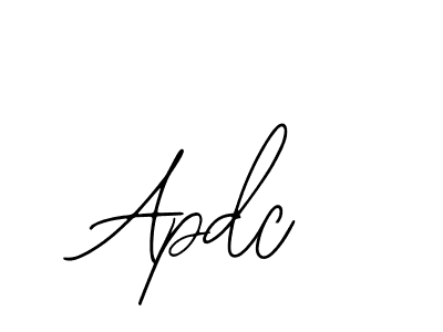 Use a signature maker to create a handwritten signature online. With this signature software, you can design (Bearetta-2O07w) your own signature for name Apdc. Apdc signature style 12 images and pictures png