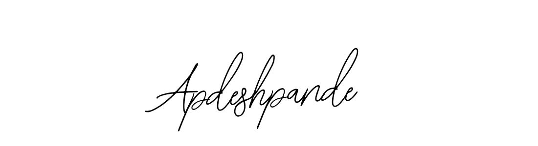 How to make Apdeshpande signature? Bearetta-2O07w is a professional autograph style. Create handwritten signature for Apdeshpande name. Apdeshpande signature style 12 images and pictures png