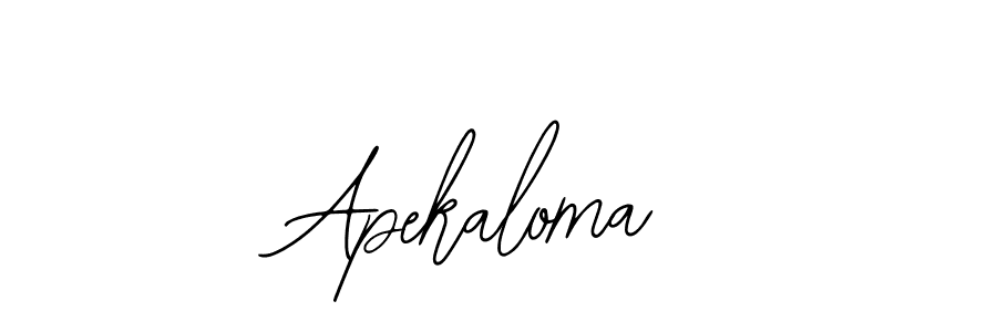 You should practise on your own different ways (Bearetta-2O07w) to write your name (Apekaloma) in signature. don't let someone else do it for you. Apekaloma signature style 12 images and pictures png