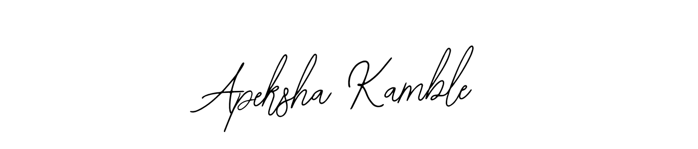 The best way (Bearetta-2O07w) to make a short signature is to pick only two or three words in your name. The name Apeksha Kamble include a total of six letters. For converting this name. Apeksha Kamble signature style 12 images and pictures png
