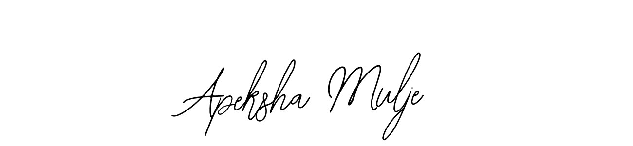 Make a beautiful signature design for name Apeksha Mulje. With this signature (Bearetta-2O07w) style, you can create a handwritten signature for free. Apeksha Mulje signature style 12 images and pictures png