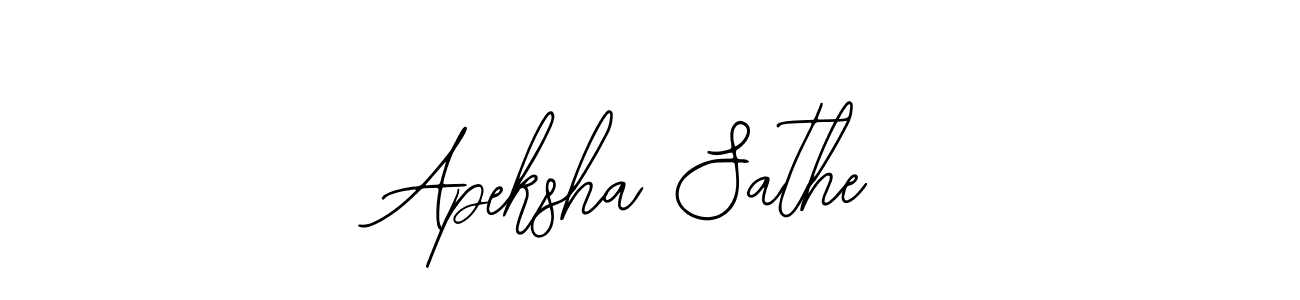 You should practise on your own different ways (Bearetta-2O07w) to write your name (Apeksha Sathe) in signature. don't let someone else do it for you. Apeksha Sathe signature style 12 images and pictures png