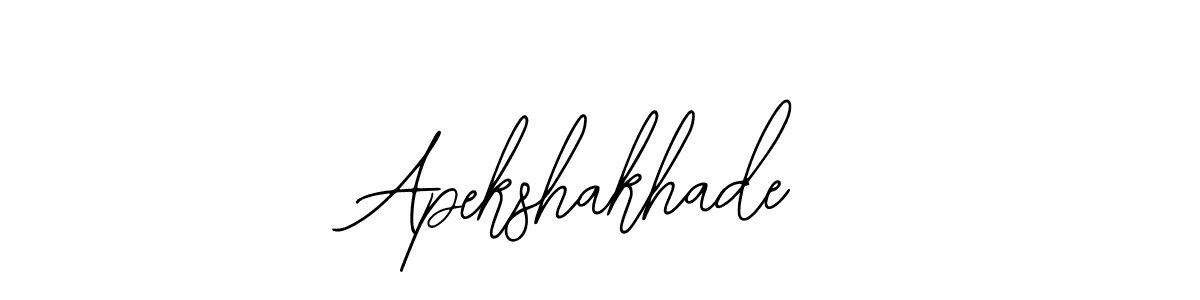 How to make Apekshakhade name signature. Use Bearetta-2O07w style for creating short signs online. This is the latest handwritten sign. Apekshakhade signature style 12 images and pictures png