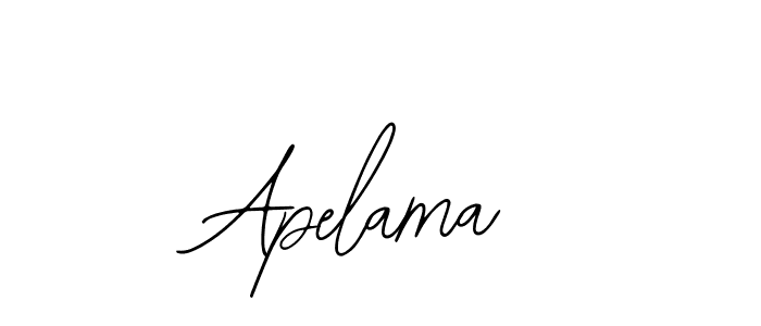 Use a signature maker to create a handwritten signature online. With this signature software, you can design (Bearetta-2O07w) your own signature for name Apelama. Apelama signature style 12 images and pictures png