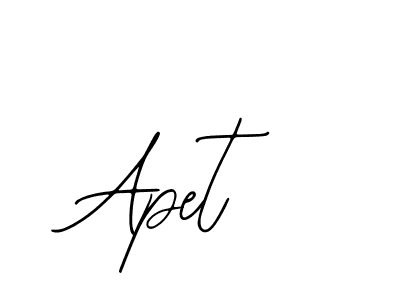 Make a beautiful signature design for name Apet. With this signature (Bearetta-2O07w) style, you can create a handwritten signature for free. Apet signature style 12 images and pictures png