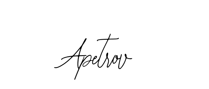 Also we have Apetrov name is the best signature style. Create professional handwritten signature collection using Bearetta-2O07w autograph style. Apetrov signature style 12 images and pictures png