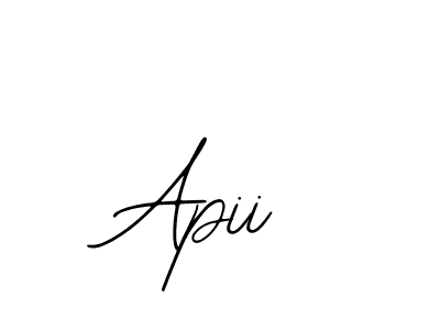 You should practise on your own different ways (Bearetta-2O07w) to write your name (Apii) in signature. don't let someone else do it for you. Apii signature style 12 images and pictures png