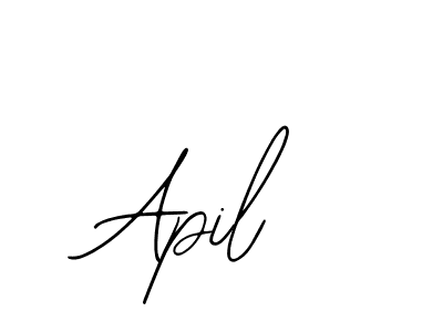 Also You can easily find your signature by using the search form. We will create Apil name handwritten signature images for you free of cost using Bearetta-2O07w sign style. Apil signature style 12 images and pictures png