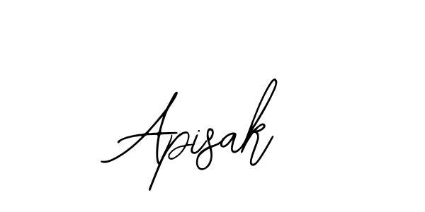 How to make Apisak name signature. Use Bearetta-2O07w style for creating short signs online. This is the latest handwritten sign. Apisak signature style 12 images and pictures png